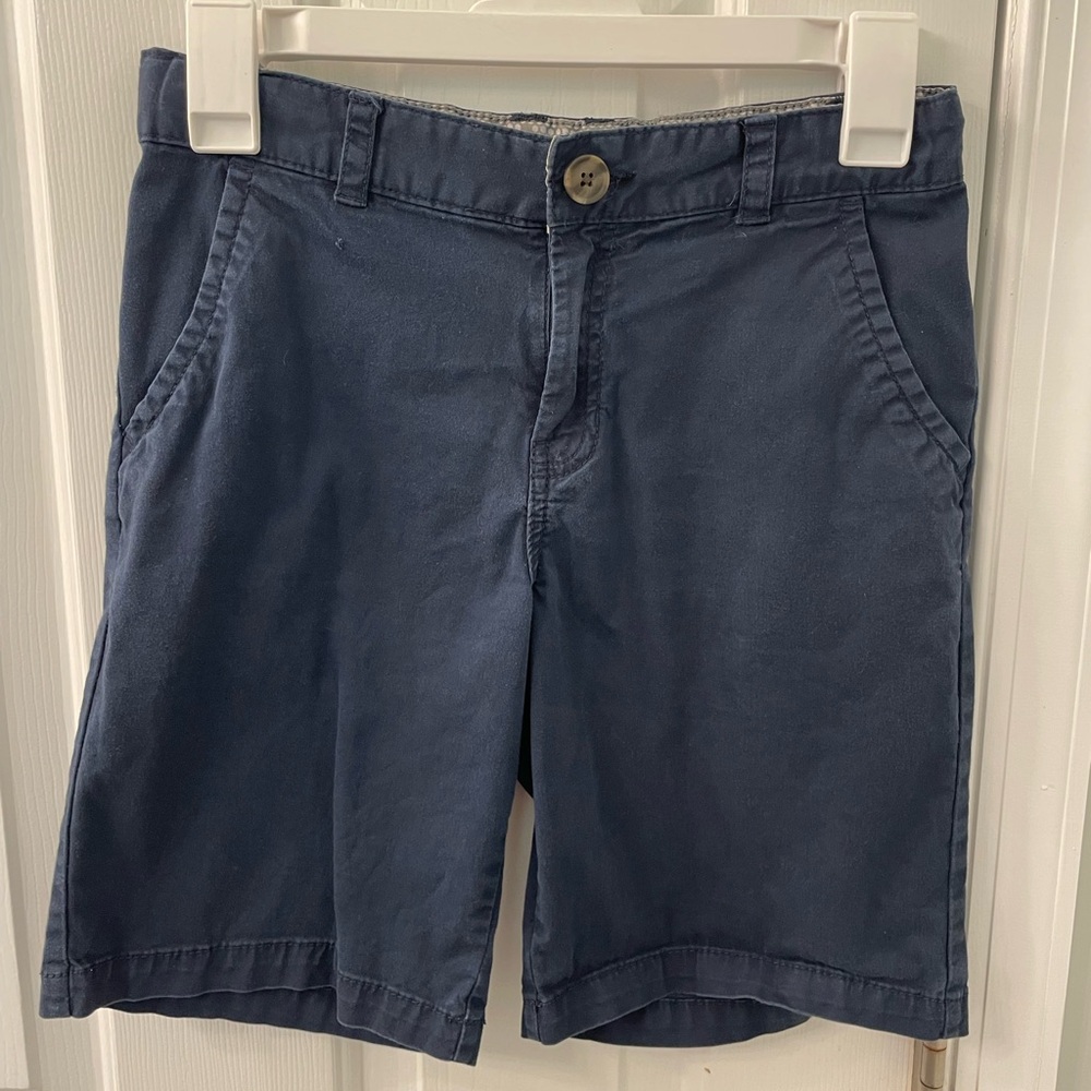 Cat & Jack classic blue chino shorts with expandable waist band size 12